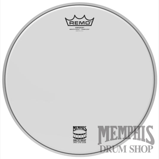 Remo Smooth White Emperor 10" Marching Drumhead - Crimplock