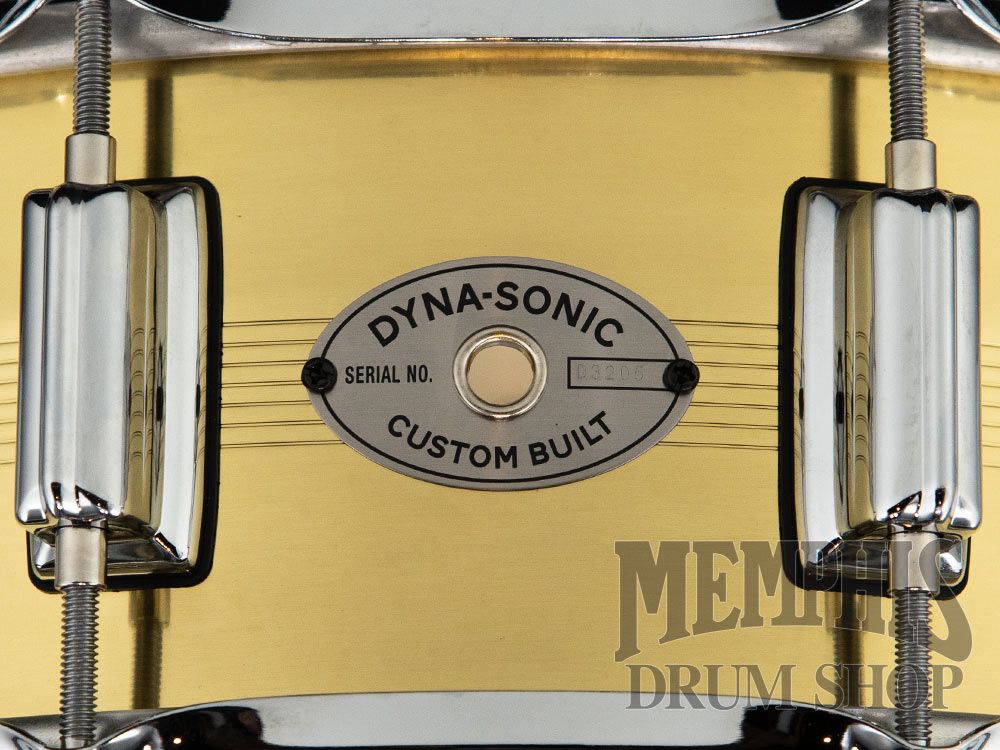 Rogers 14x5 Dyna-Sonic 7-Line Brass Snare Drum