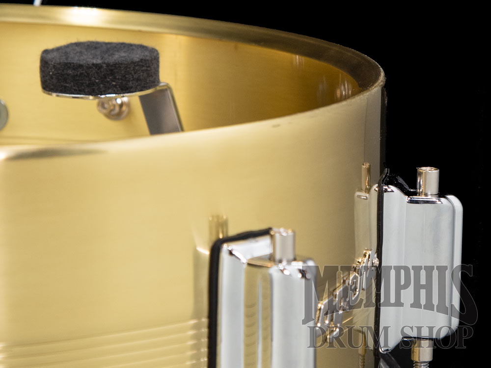 Rogers 14x5 Dyna-Sonic 7-Line Brass Snare Drum