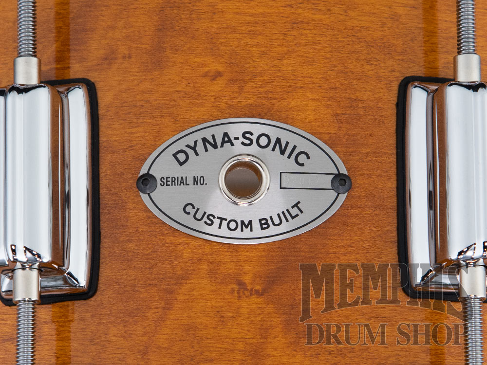 Rogers 14x6.5 Dyna-Sonic Limited Custom Snare Drum with Beavertail Lugs - Fruitwood Stain