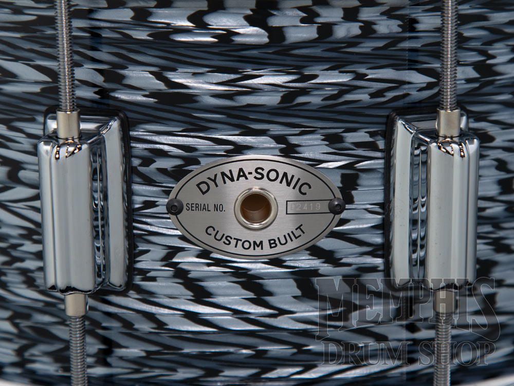 Rogers 14x6.5 Dyna-Sonic Snare Drum with Beavertail Lugs - Black Onyx