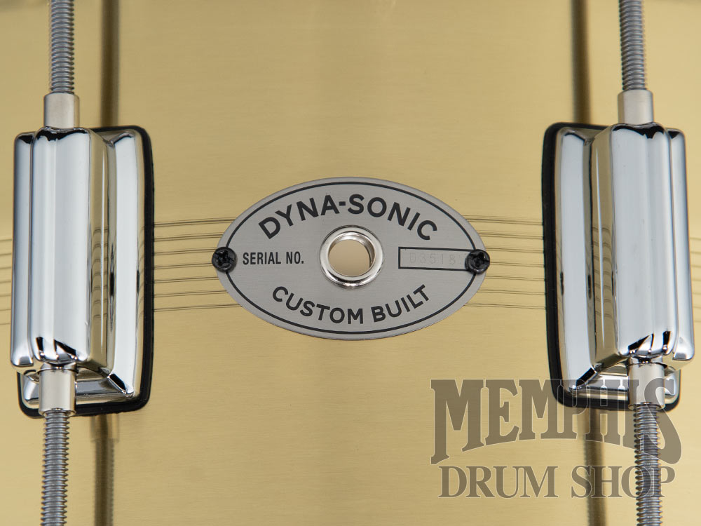 Rogers 14x6.5 Dyna-Sonic 7-Line Brass Snare Drum