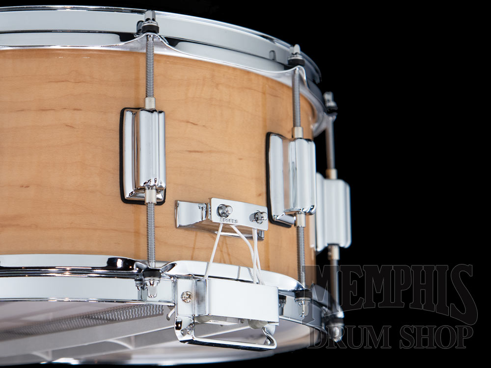 Rogers 14x6.5 Dyna-Sonic Snare Drum with Beavertail Lugs - Wildwood Curly Maple