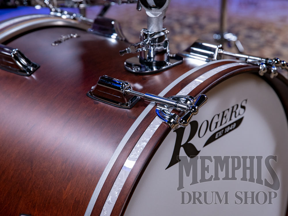 Rogers Cleveland Drum Set 20/12/14 - Satin Dark Mahogany