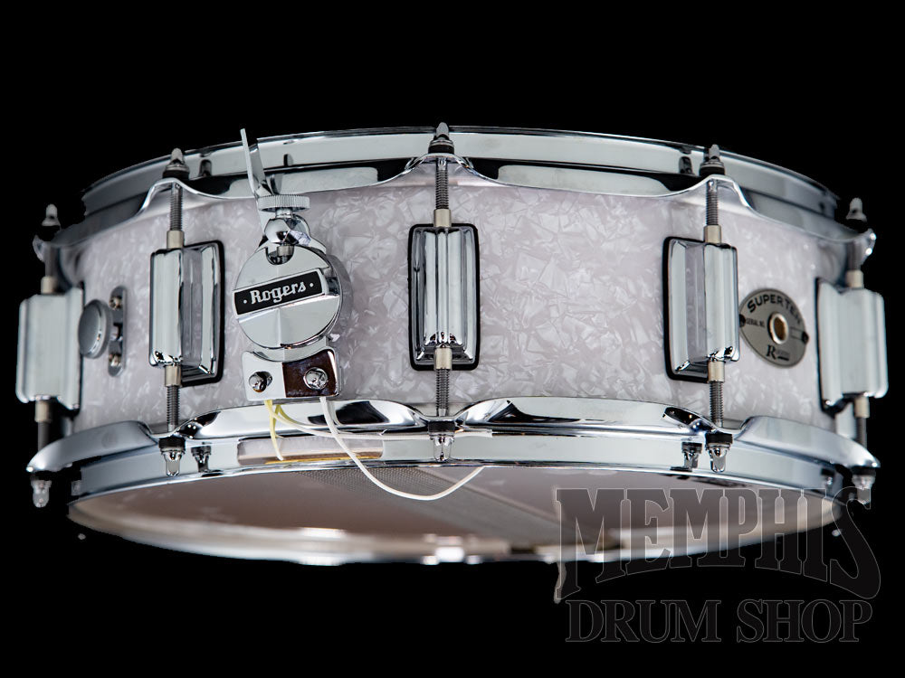 Rogers 14x5 SuperTen Snare Drum - White Marine Pearl