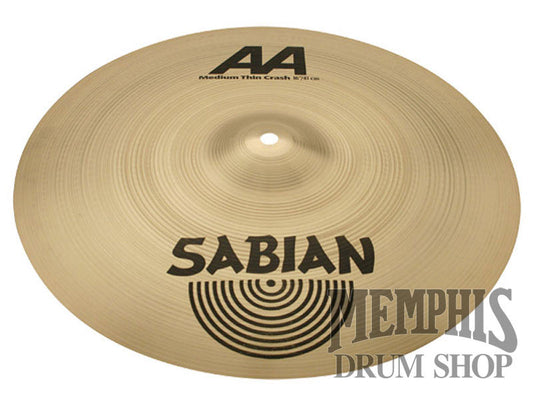 Sabian 16" AA Medium-Thin Crash Cymbal - Brilliant