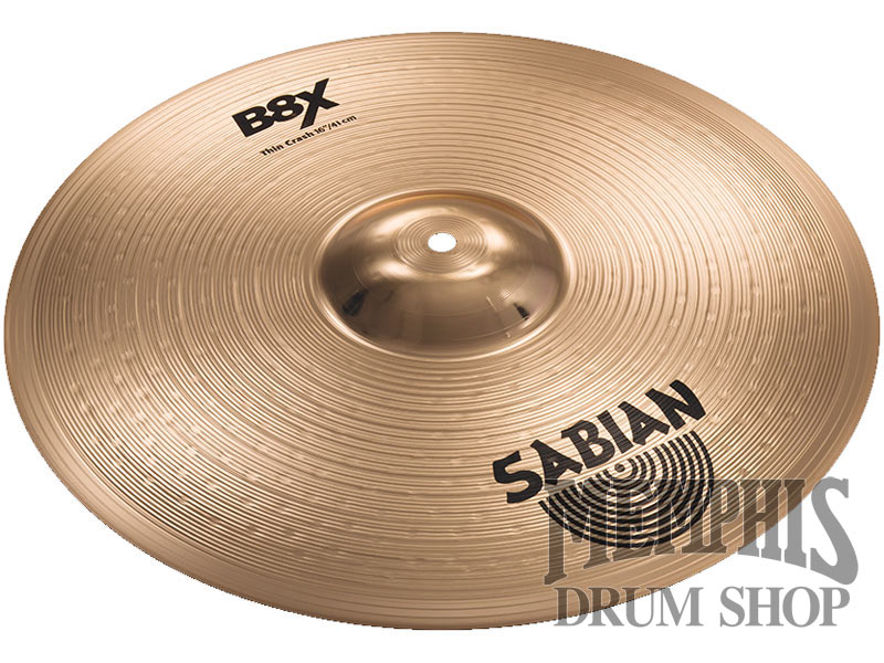 Sabian 16" B8X Thin Crash Cymbal