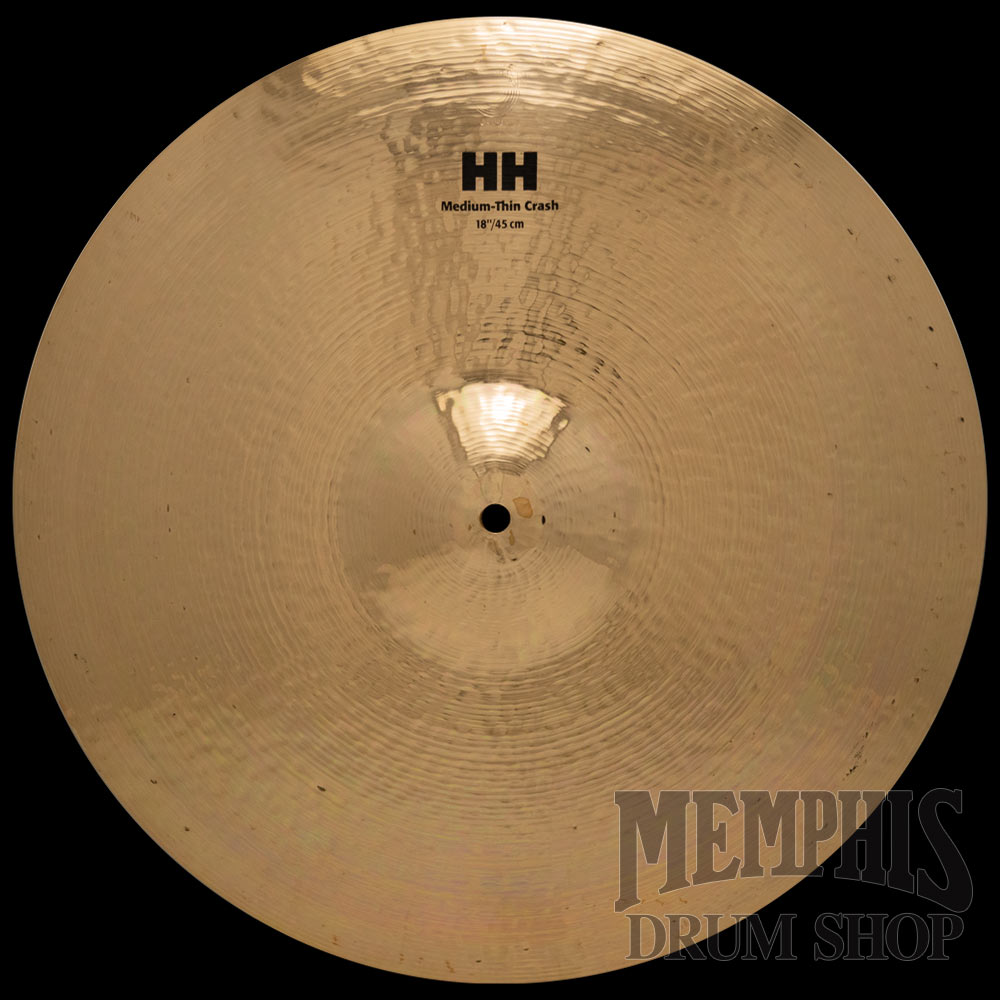 Sabian 18" HH Medium-Thin Crash Cymbal - Brilliant