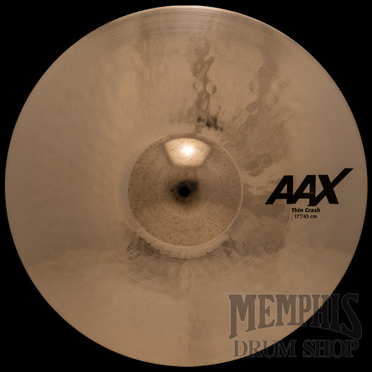Sabian 17" AAX Thin Crash Cymbal - Brilliant