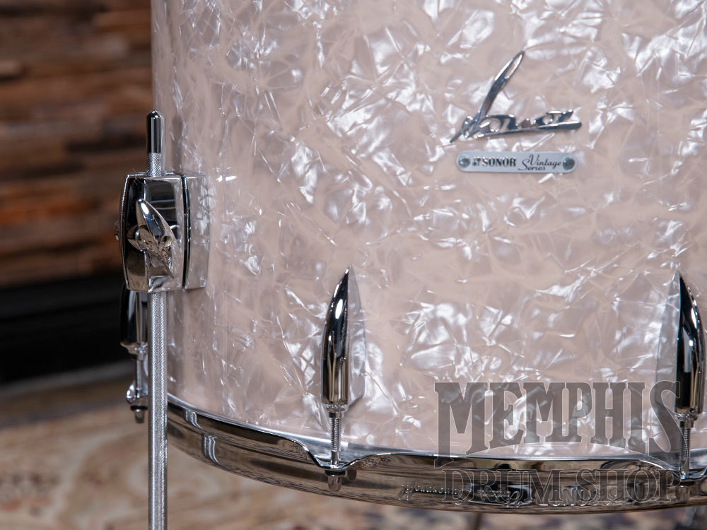 Sonor Vintage Series Drum Set 22/10/12/14/16 with Tom Mount - Vintage Pearl