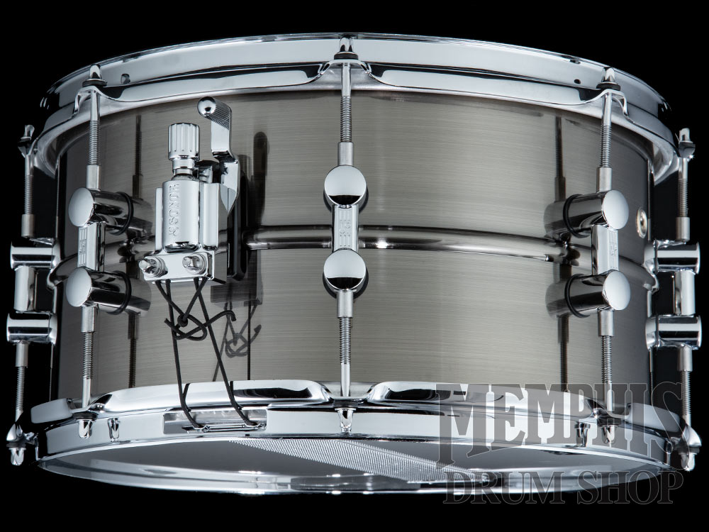 Sonor 13x7 Kompressor Series Black Nickel Plated Brass Snare Drum