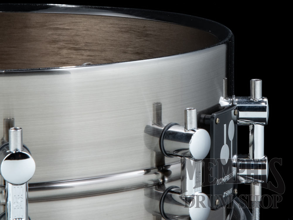 Sonor 14x5.75 Kompressor Series Black Nickel Plated Brass Snare Drum