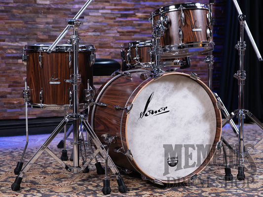 Sonor Vintage Series Drum Set 20/12/14 with Tom Mount - Rosewood Semi-Gloss