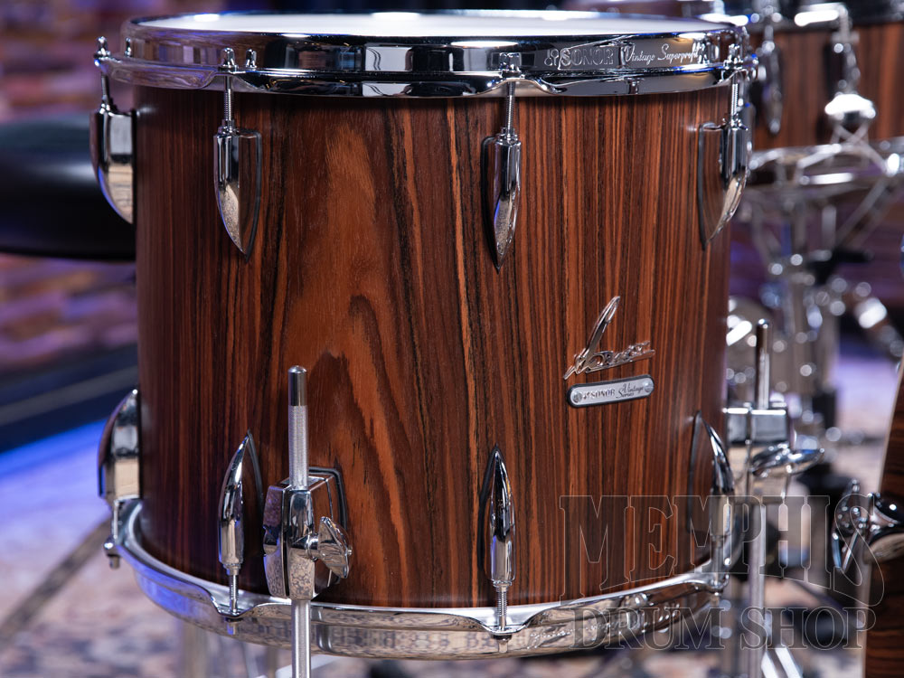 Sonor Vintage Series Drum Set 20/12/14 with Tom Mount - Rosewood Semi-Gloss