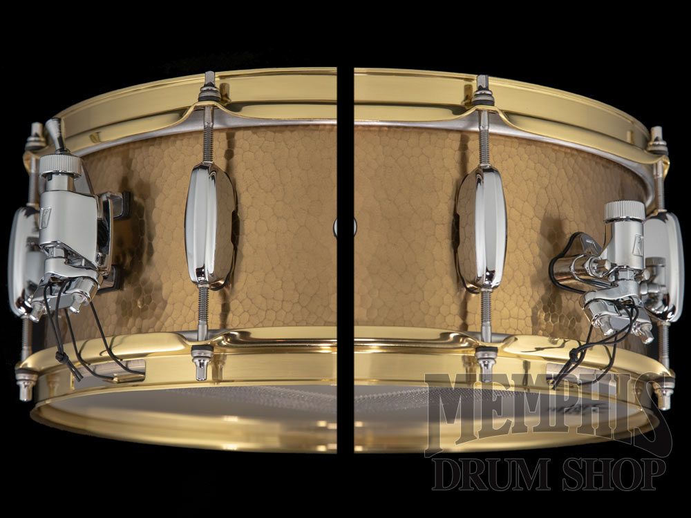 Tama 14x5.5 Star Reserve Hand Hammered Brass Snare Drum