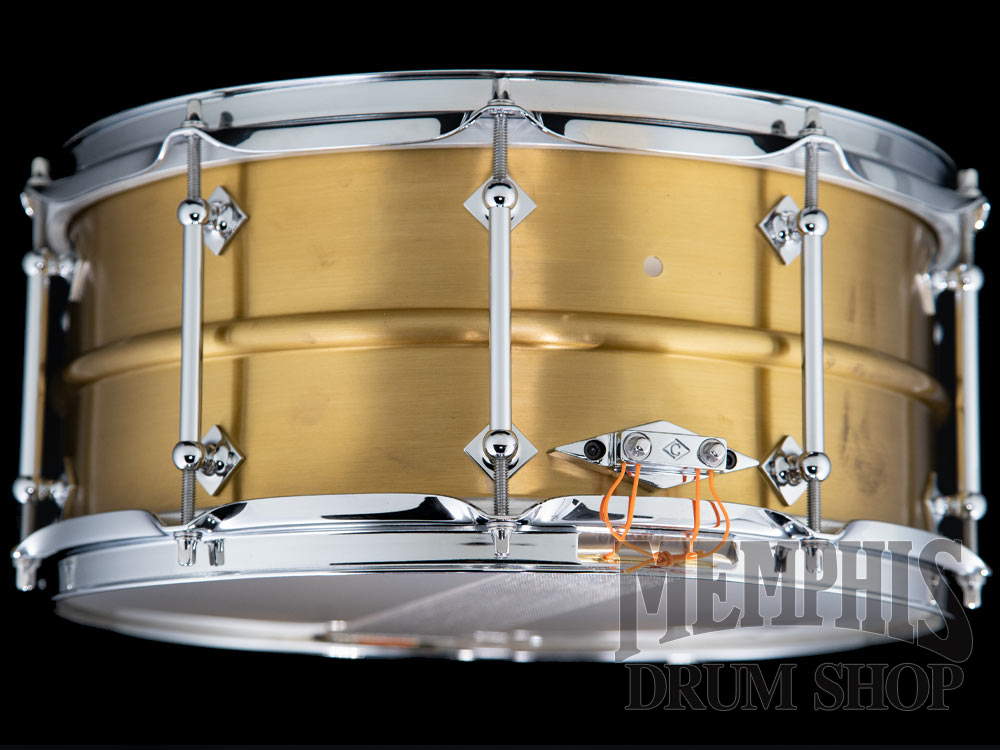 Used Craviotto 14x6.5 Masters Metal AK Brass Snare Drum