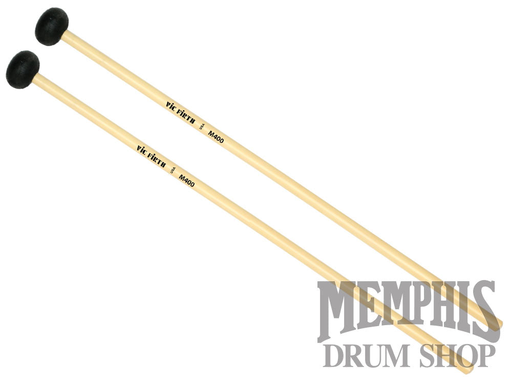 Vic Firth Articulate Series Xylophone Bells Glockenspiel Mallets - Extra Soft Rubber, Oval M400