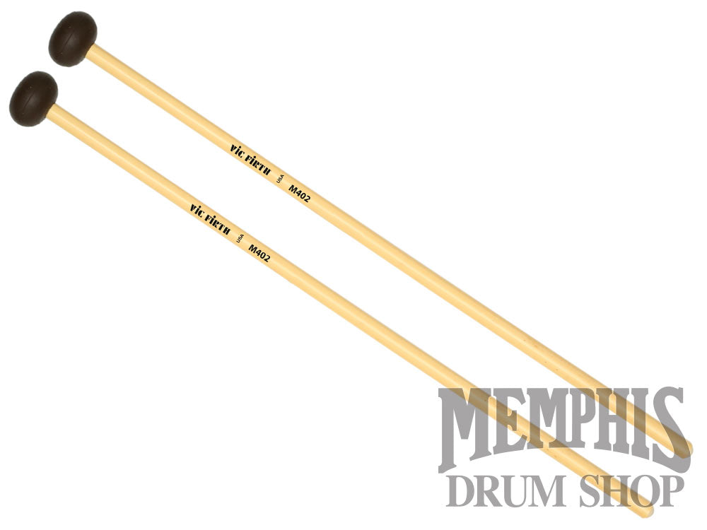 Vic Firth Articulate Series Xylophone Bells Glockenspiel Mallets - Medium Soft Rubber, Oval M402