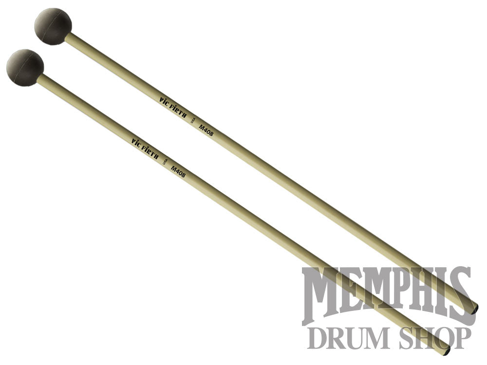 Vic Firth Articulate Series Xylophone Bells Glockenspiel Mallets - Medium Soft Rubber, Round M408