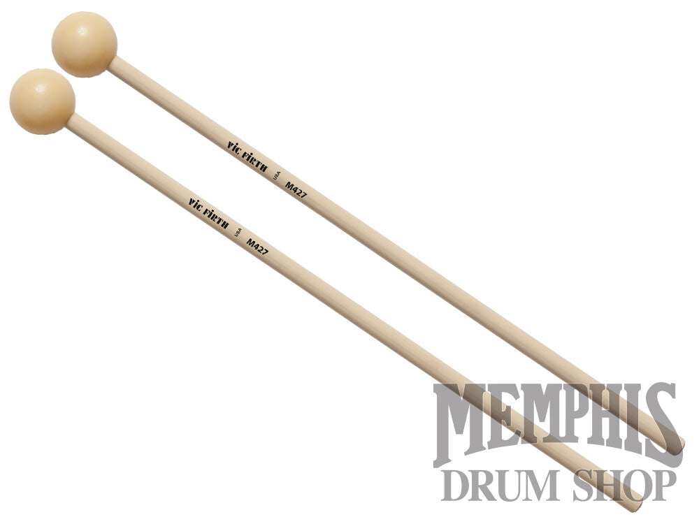 Vic Firth Articulate Series Xylophone Bells Glockenspiel Mallets - 1 1/4" Urethane, Round M427