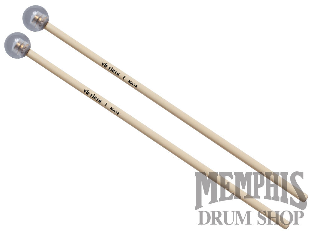Vic Firth Articulate Series Xylophone Bells Glockenspiel Mallets - 1 1/8" Lexan with Brass Weight, Round M434