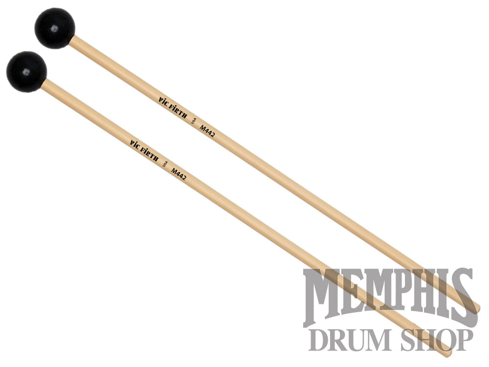 Vic Firth Articulate Series Xylophone Bells Glockenspiel Mallets - 1 1/8" Phenolic, Round M442
