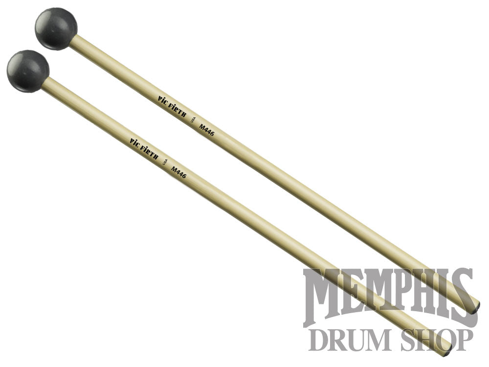 Vic Firth Articulate Series Xylophone Bells Glockenspiel Mallets - 1" PVC, Round M446