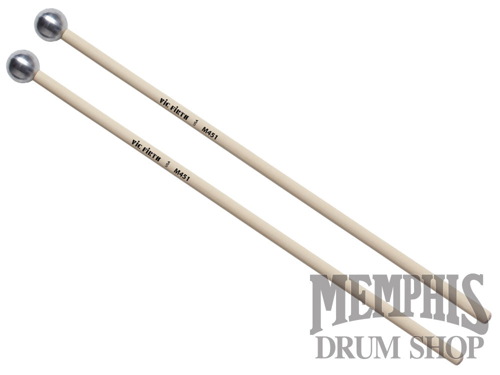 Vic Firth Articulate Series Xylophone Bells Glockenspiel Mallets - 3/4" Aluminum, Round M451