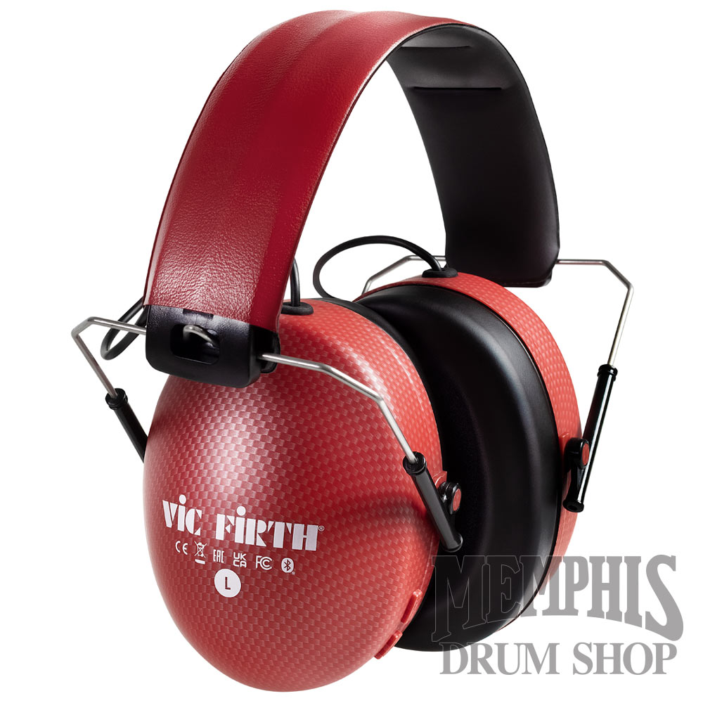 Vic Firth Bluetooth Isolation Headphones Red