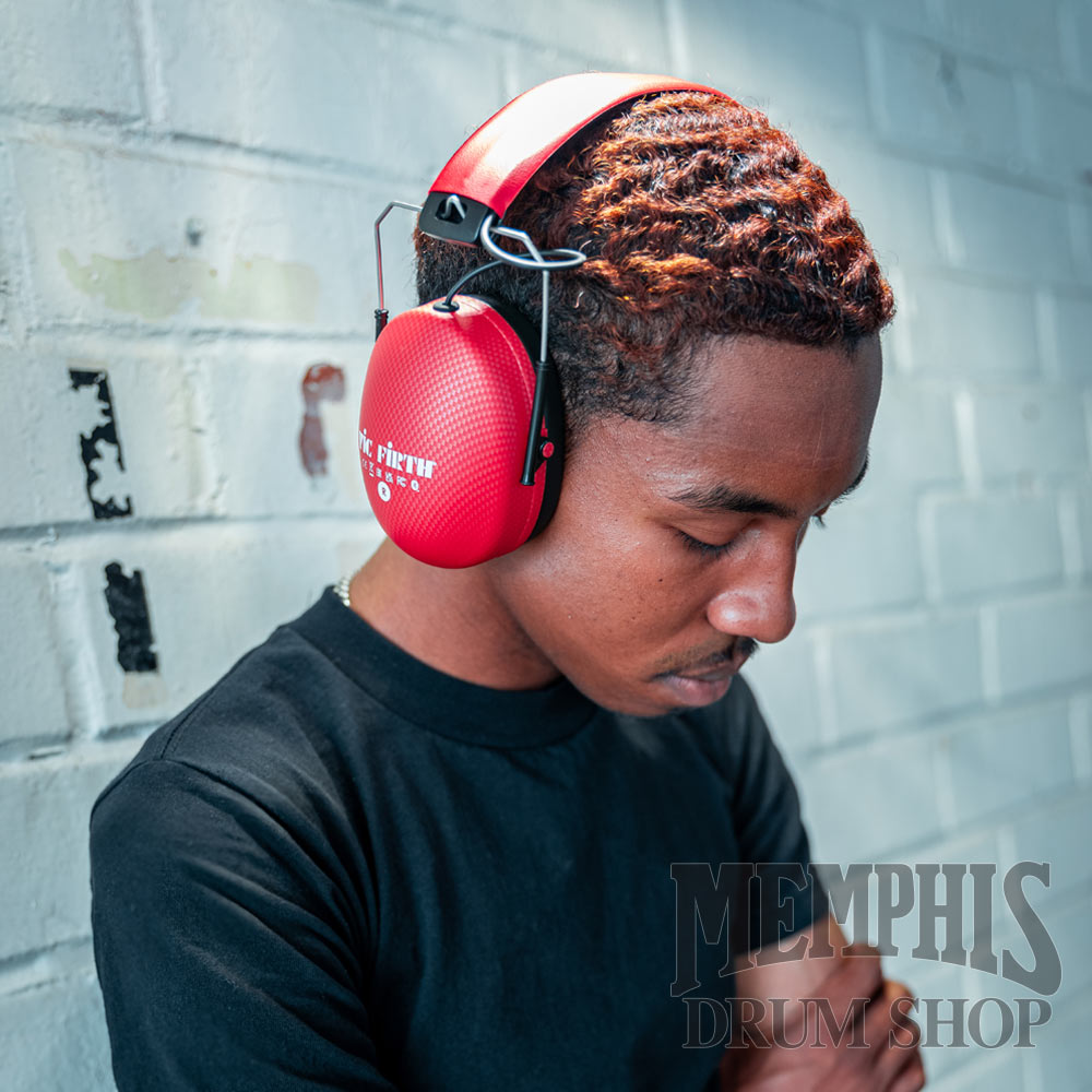 Vic Firth Bluetooth Isolation Headphones Red