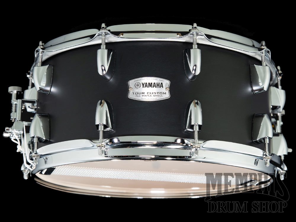 Yamaha 14x6.5 Tour Custom Maple Snare Drum - Licorice Satin