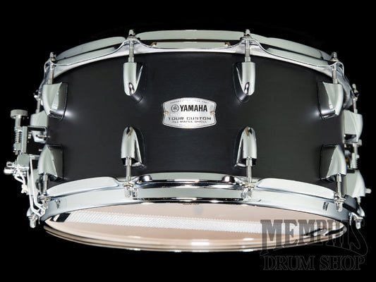 Yamaha 14x6.5 Tour Custom Maple Snare Drum - Licorice Satin