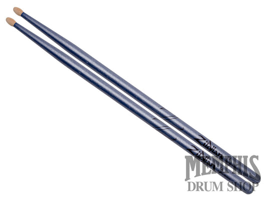 Zildjian Chroma Series - 5A Chroma Blue Wood Tip Drumsticks Z5ACBU