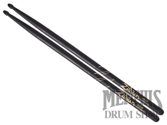 Zildjian Hickory Series - 5A Acorn Tip Black Drumsticks Z5AACB