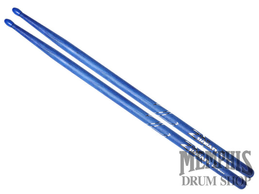 Zildjian Hickory Series - 5A Blue Nylon Tip Drumsticks Z5ANBU