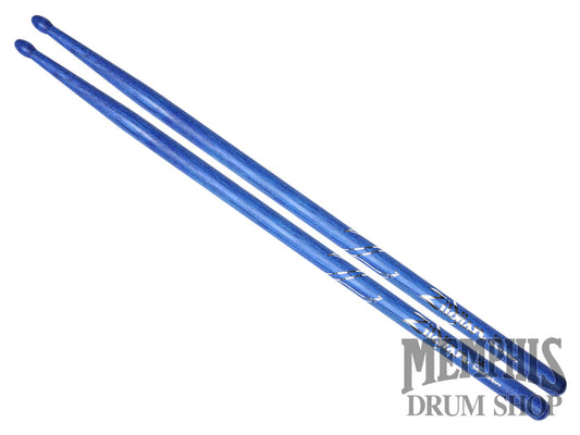 Zildjian Hickory Series - 5A Blue Wood Tip Drumsticks Z5ABU