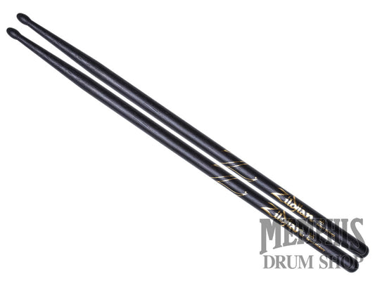 Zildjian Hickory Series - 5A Wood Tip Black Drumsticks Z5AB