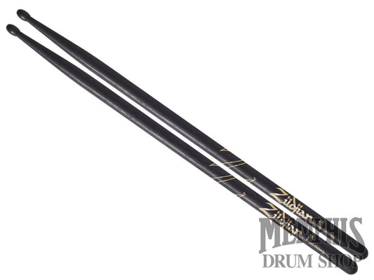 Zildjian Hickory Series - 7A Nylon Tip Black Drumsticks Z7ANB