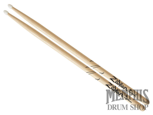 Zildjian Hickory Series - 7A Nylon Tip Natural Drumsticks Z7AN