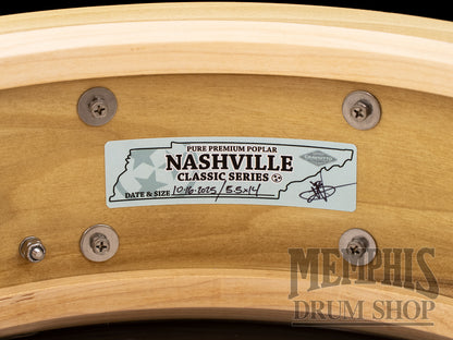 Craviotto 14x5.5 Nashville Classic Series Solid Poplar Snare Drum
