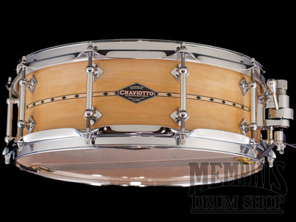 Craviotto 14x5 Custom Shop Maple Snare Drum - Maple Inlay