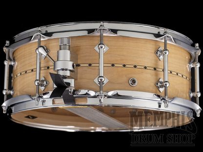 Craviotto 14x5.5 Custom Shop Maple Snare Drum with Maple Inlay
