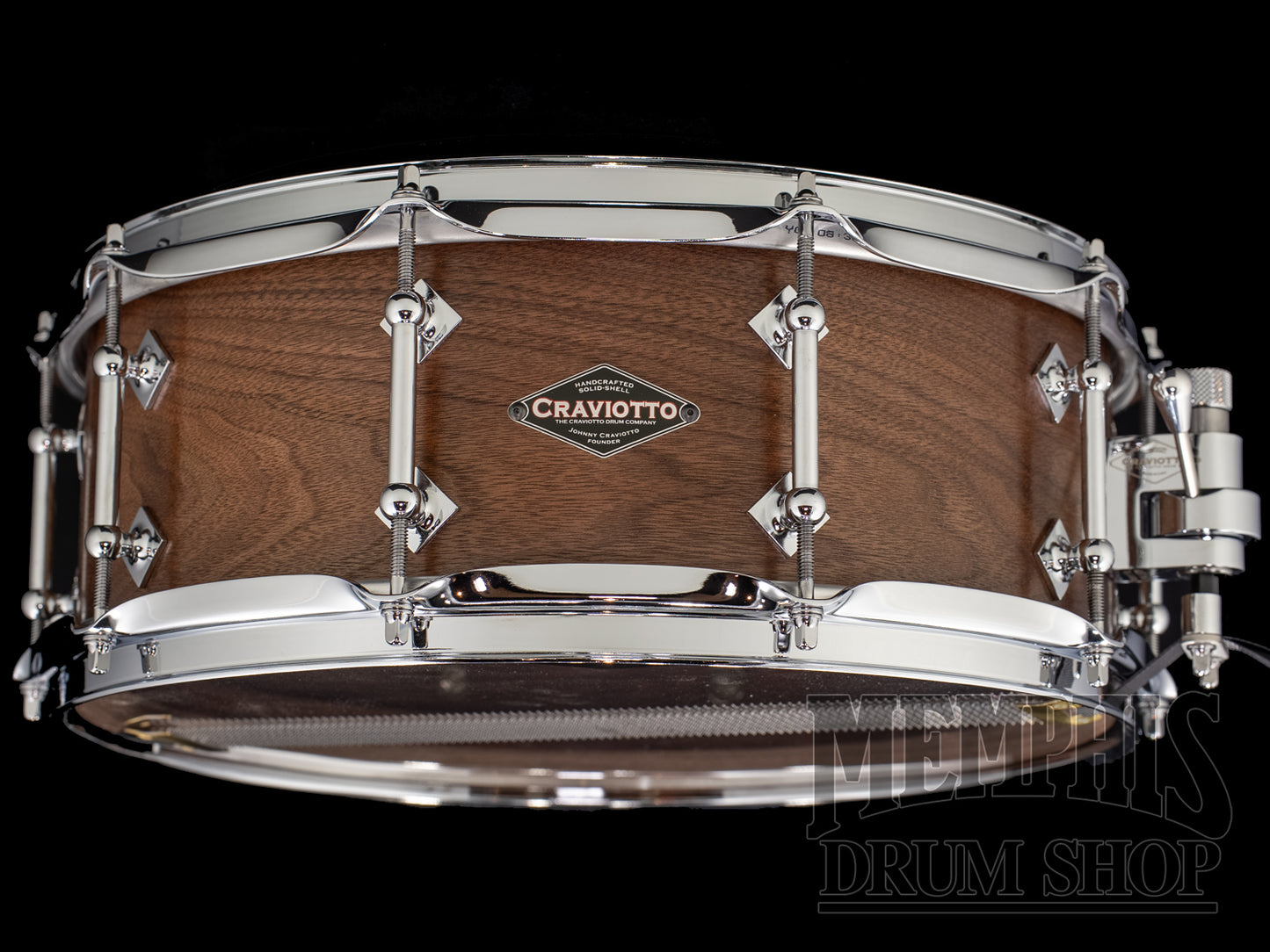 Craviotto 14x5.5 Custom Shop Walnut Snare Drum