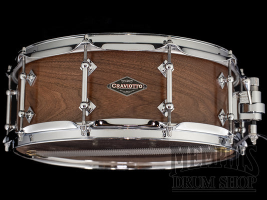 Craviotto 14x5.5 Custom Shop Walnut Snare Drum