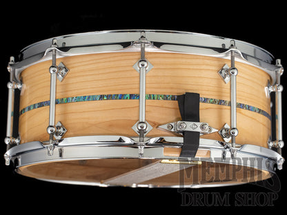 Craviotto 14x6 Custom Shop Maple Snare Drum with Abalone Inlay