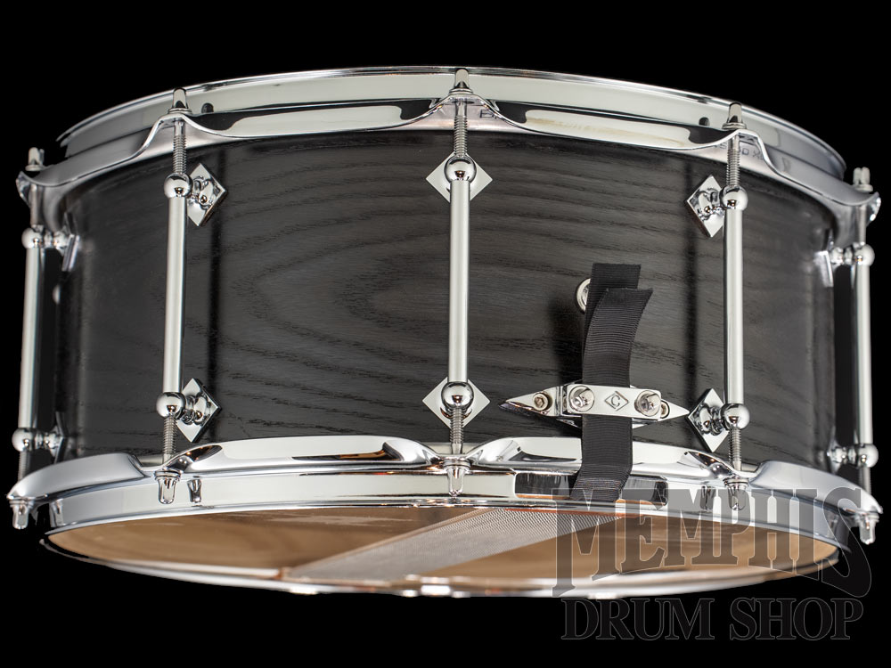 Craviotto 14x6.5 Custom Shop Ash Snare Drum - Black Stain