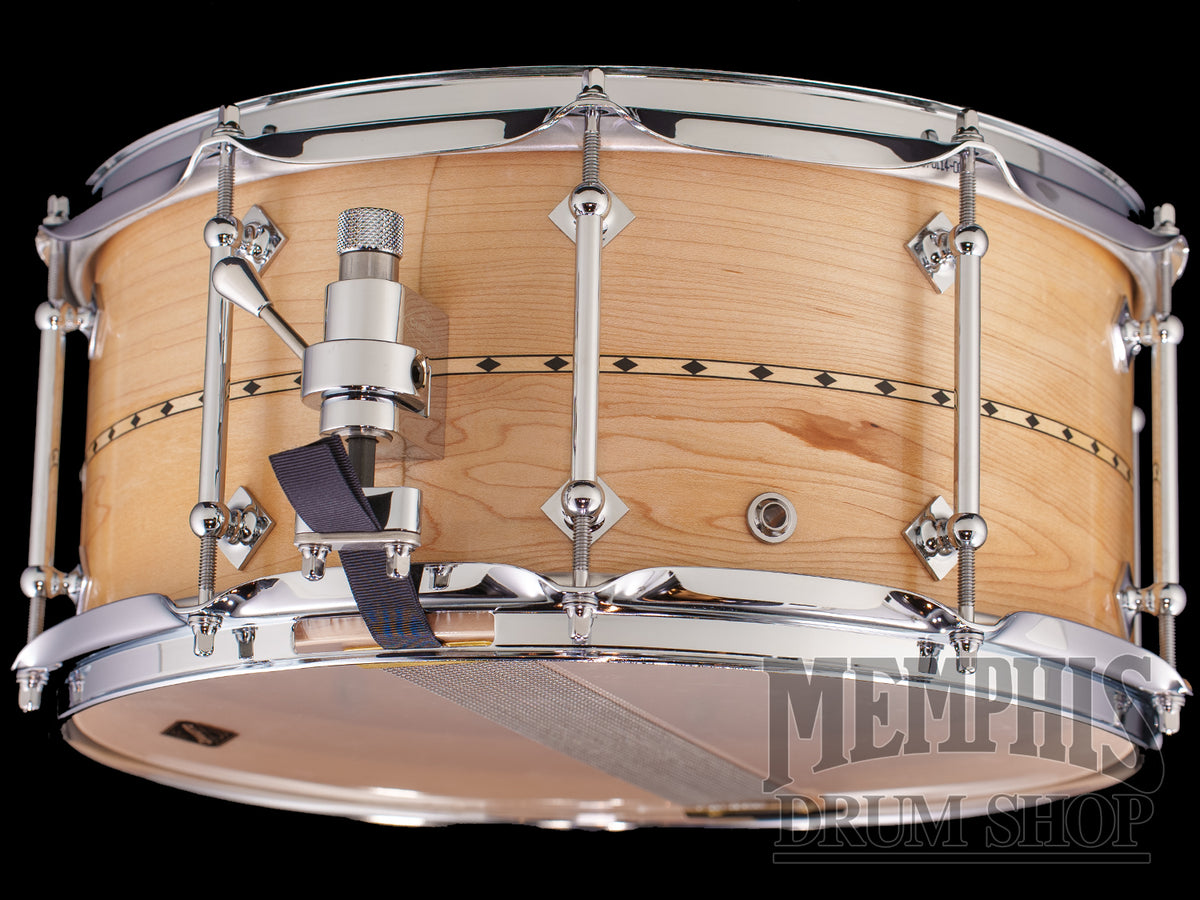 Craviotto 14x6.5 Custom Shop Maple Snare Drum - Maple Inlay
