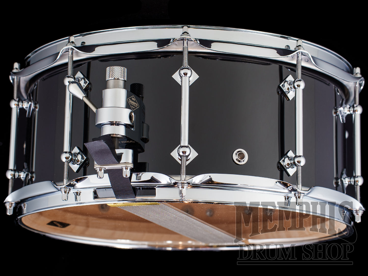 Craviotto 14x6.5 Custom Shop Maple Snare Drum - Piano Black Lacquer