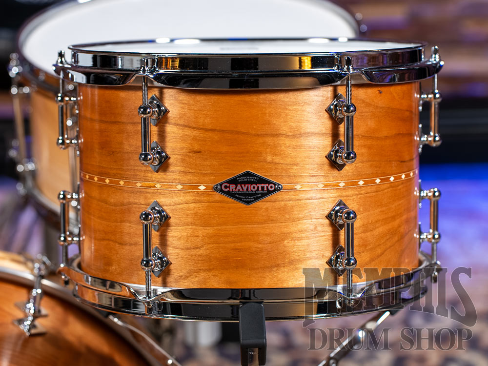 Craviotto Custom Shop Cherry Drum Set with Cherry Inlay 20/12/14