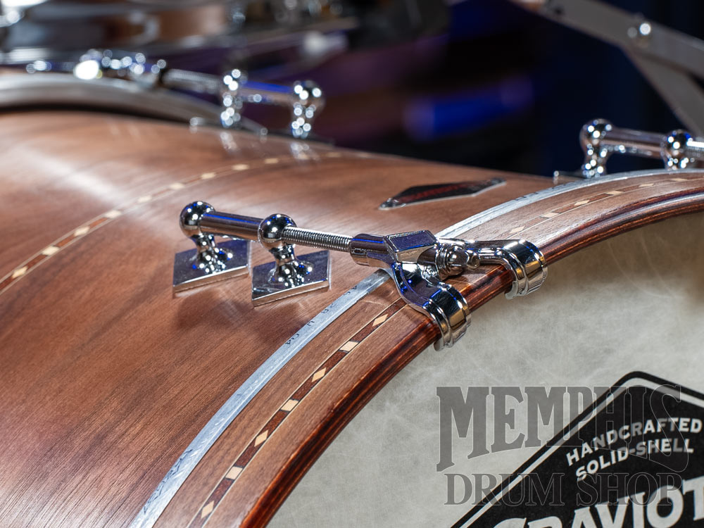 Craviotto Custom Shop Dark Walnut Drum Set with Walnut Inlay 22/12/16